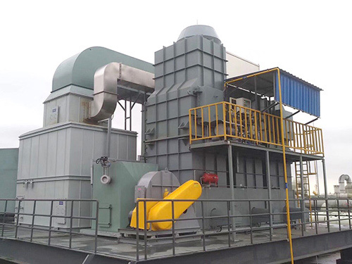 河北二室RTO蓄热式焚烧炉